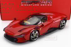 1:18 BURAGO Ferrari Daytona Sp3 Closed Roof 2022 Full Rosso Corsa 322 BU16912R