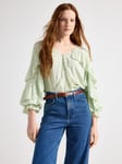 Lindex Blus med volang