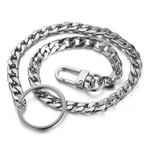 Nyckelkedja / Plånbokskedja i metall Viper - Flera färger Silver