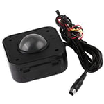 Walfront LED Arcade Trackball Mouse - Illuminated 4.5cm Round LED Trackball Mouse PS/2 PCB Connector For Arcade for Arcade Machine Accessories-Game Machine