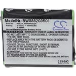 vhbw Batterie compatible avec Motorola Talkabout MR350R VP, MR350TPR, MR355, MR355R, MR356 radio talkie-walkie (1500mAh, 3,6V, NiMH)