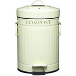 Joejis - Poubelle Compost Cuisine 3.5L - Boite Compost en Métal et Sans  Plastique - Filtres à Charbon - Gris - Cdiscount Jardin