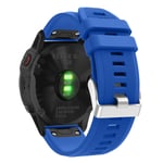 Garmin Fenix 6 stylish silicone watch band - Blue