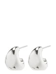 Pilgrim Alexane Recycled Chunky Mini Hoop Earrings Silver