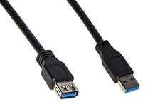 LINK Câble rallonge USB 3.0 connecteurs A mâle/femelle en cuivre 0,5 m