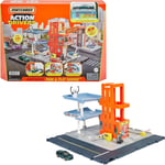 Matchbox Action Drivers Park & Play Garage, Moving Parts 1.64 Scale HBL60