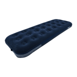 Single Size Flocked Coil Beam Air Bed, uppblåsbar luftmadrass