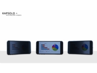 KAPSOLO Privacy 2-vägs sekretessfilter iPhone 12/iPhone 12 PRO Skärmskydd, Screen Protection, 15,5 cm (6.1), Smartphone, 3H, Avskildhet, 4 g
