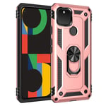 Google Pixel 5 Military Armour Case Rose Gold