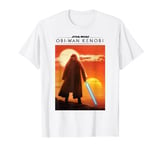 Star Wars: Obi-Wan Kenobi Lightsaber Dual Sunset Poster T-Shirt