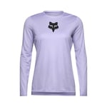 Fox W RANGER LS JERSEY FOX HEAD Lilac - Mtbkläder