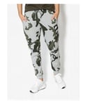 Nike Mens Club Fleece Cuffed Joggers Camouflage Cotton - Size Large