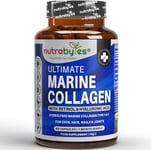 Marine Collagen Capsules with Hyaluronic Acid and Vitamin C 1200Mg | 60 Capsules