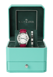 Lily & Lotus Klocka med läderarmband CM-220910 Rosa