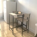 Breakfast Bar Table And Stools Kitchen Dining Room Industrial Furniture Modern