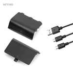 Nitho twin battery pack for xbox one incl. charging cable