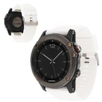 Garmin Fenix 5 / 5 Plus / Forerunner 935 22mm silicone watch band - White