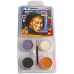 Eulenspiegel ansiktsfärg - Halloween 1 set