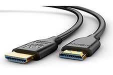 Sentivus HD460-200, Câble HDMI Pro 4K - UHD / HDR à 60 Hz sans béquilles (HDMI 2.0b et compatibilité descendante) - Haute vitesse avec Ethernet, 1x 2.00m, noir