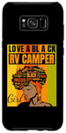 Galaxy S8+ Black Independence Day - Love a Black RV Camper Girl Case