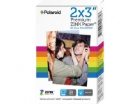 Polaroid Premium ZINK Paper - Självhäftande vit 50.8 x 76.2 mm 30 ark fotopapper för Snap Instant, Touch Mint 2-in-1