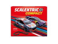 Scalextric - Circuit Compact - Piste de Course Complète - 2 Voitures et 2 Commandes 1:43 (Chrono Masters)