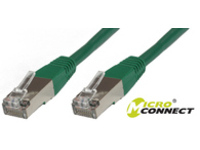 Microconnect SSTP CAT6 1M nätverkskablar Grön SSTP601G