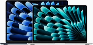 MacBook Air 15" M3 8CPU 10GPU 2024 16GB minne, 1TB SSD midnight 35W
