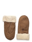 Sheepskin Mitt Accessories Gloves Thumb Brun Hestra