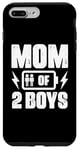 iPhone 7 Plus/8 Plus Mom of 2 Boys From Son Mothers Day Birthday Low Battery Case