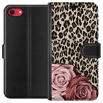 Apple iPhone 16e Plånboksfodral Leopardrosor