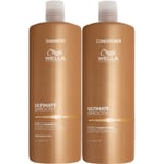 Wella Professionals Ultimate Smooth  Shampoo 1000 ml & Conditioner 100