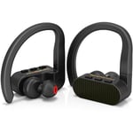 Symphonized TWR Bluetooth Earbuds, True Wireless Water Resistant Sport Earphones with Mic, HD Stereo, Sweat-proof In-ear Headphones, Gym, Running, Workout Headset