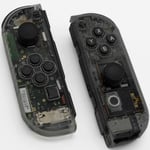 Left Right Housing For Nintendo Switch Joy-con Shell Set Clear Transparent Black