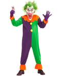 Evil Joker Barndräkt med Mask