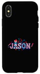 iPhone X/XS Jason Fireworks USA Flag 4th of July Case