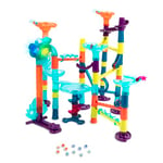 B. Toys – Marble-Palooza – Circuit pour Billes avec Sons et lumières – Jeux de Construction – Jouet STIM pour Enfants de 3 Ans et Plus (62 pièces)