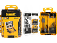 Gražtas Rinkinys 100 Vnt. Tips Ph, Pz, Tx, Wood And Metal Drill Bits, Medium Tough Case, Dewalt [Dt70785-Qz]