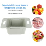 Deep Freezer Organizer Bin Chest Freezer Basket Expandable With Handle For