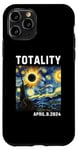 Coque pour iPhone 11 Pro Art Solar Eclipse Lunettes Totality Solar Eclipse 2024