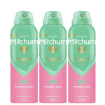 Mitchum Antiperspirant & Deodorant Advance Control Powder Fresh Women 150ml x 3
