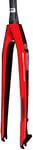 MGE 26 Inch Front Fork, Bicycle Hard Fork, Disc Brake Cone Full Carbon Front Fork, Suitable For Mountain Bike (Color : Red, Size : 26inch)