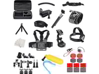 Hurtel Set Of 50 In 1 Accessories For Gopro Sjcam Sports Cameras