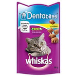 Dentabites De Whiskas Chat Traite Le Poulet 50G (Lot de 2)