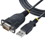 StarTech.com 3ft (1m) USB to Serial Cable DB9 Male RS232 to USB Converter Pro...