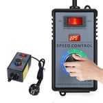 Hastighetsregulator 230 V, Frekvensomvandlare 230 V, Motorspänningsregulator AC 220 V 10 A Högsta Effekt 4000 W, EU-kontakt