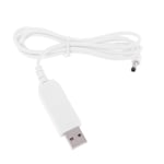 chenpaif USB 5V to DC 12V Adapter Cable,Universal 90 Degree USB 5V to 12V 4.0x1.7mm Power Supply Cable for Tmall Smart Bluetooth Speaker Echo Dot 3rd Router LED Strip 1m White