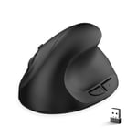 X10 2.4G Wireless Vertical Ergonomic Gaming Mouse(Black)