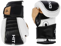 Klicken Sie auf Fitness Gants de Boxe Unisexe pour Adulte Hit Boxing Sparrings en Cuir de Haute qualité | 10oz-16oz Noir, Blanc et Marron, Taille Unique