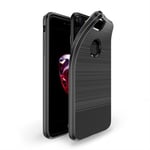 Carbon Fiber TPU-cover til iPhone 7/8 - Black